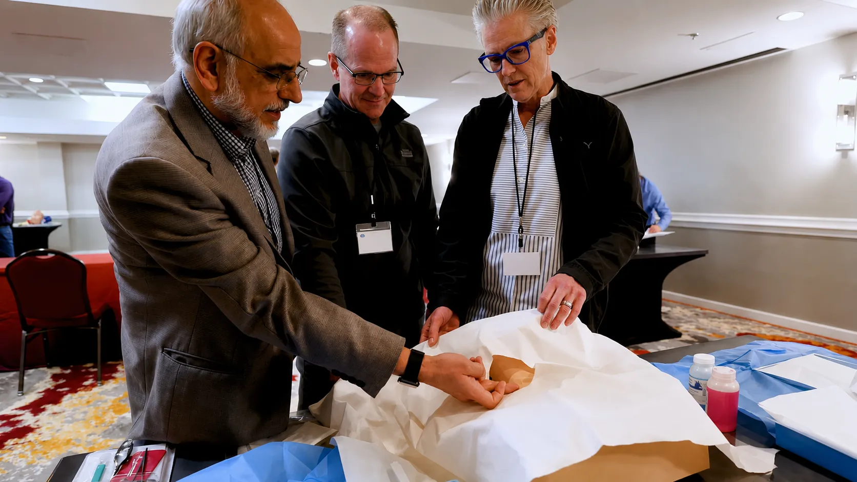 WCGTX clinicians at an airway training session